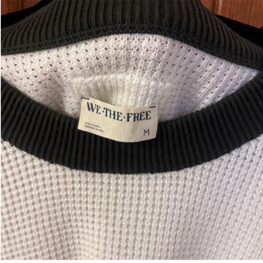 FREE PEOPLE We the Free Speed Racer Pullover Sweater Relaxed Knit NWOT Size M - Picture 4 of 7